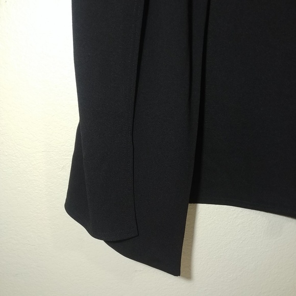 BooHoo Longline Tailored Crepe Cape NWT sz 12 - Picture 5 of 8